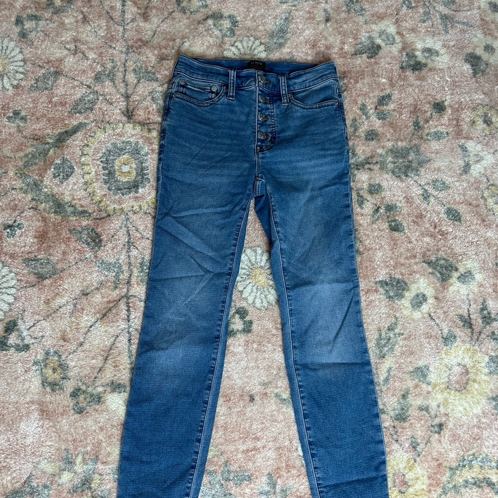 J. Crew Women's Skinny Jeans in Deep Blue